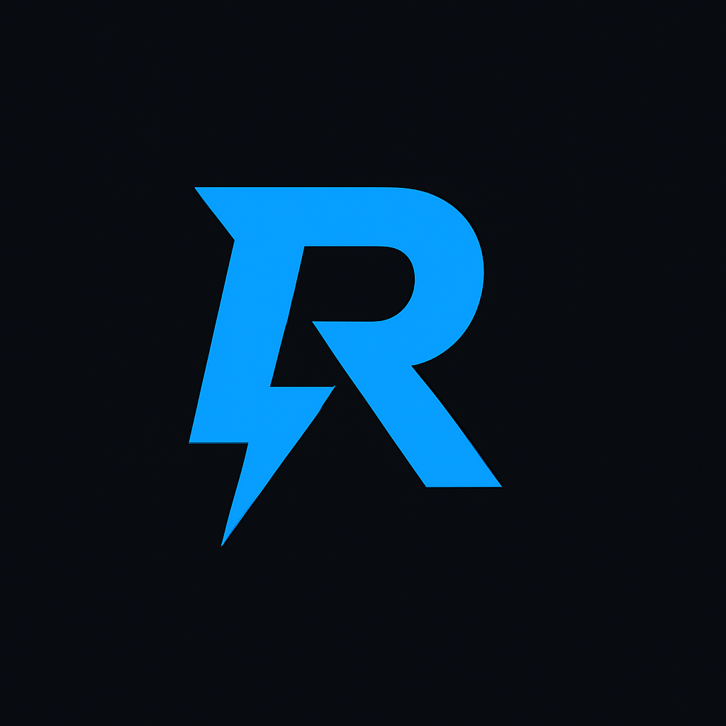 شعار شركة الرفاهية المتجددة لاستيراد الأجهزة الإلكترونية